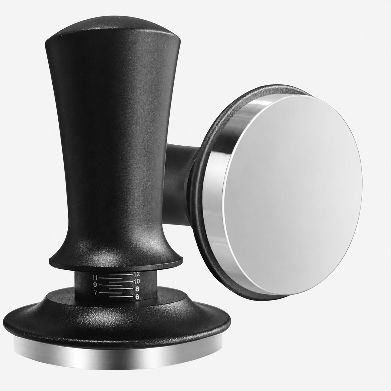 Spring-loaded Stainless Steel Espresso Tamper- 51mm, 53mm & 58mm