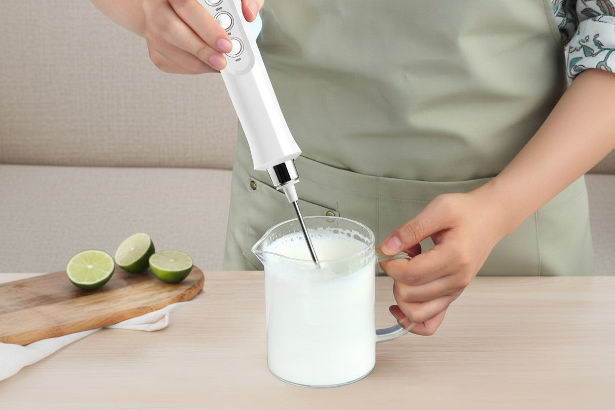 3 in 1 Rechargeable Electric Whisk & Milk Frother