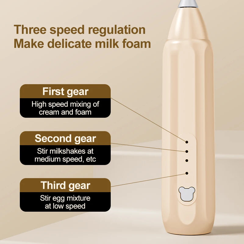 3 speed Electric Coffee and Milk Frother