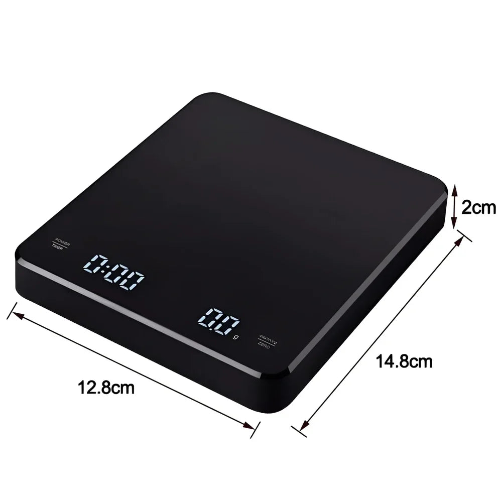 Barista Grade Digital Coffee Scale with Timer