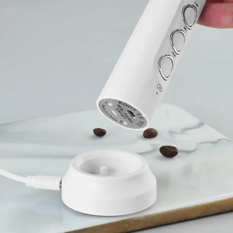 3 in 1 Rechargeable Electric Whisk & Milk Frother