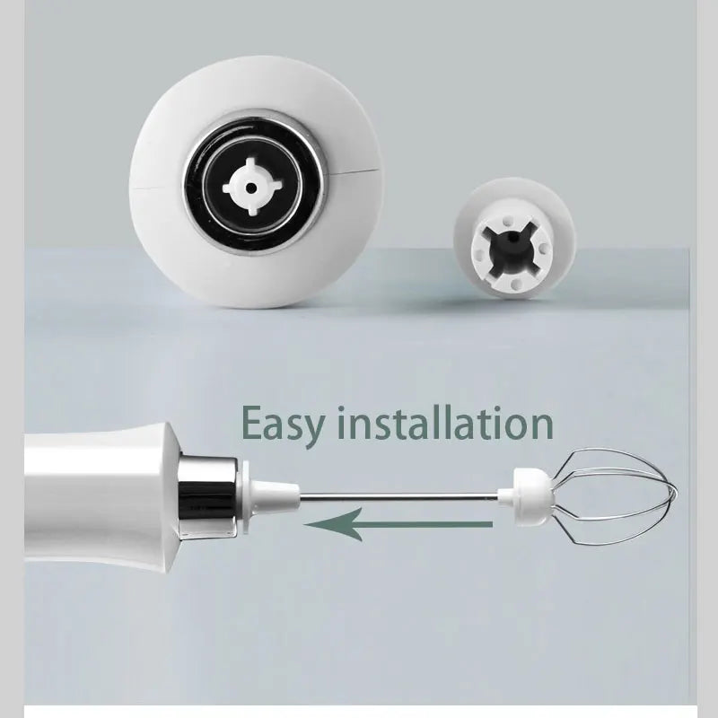 3 in 1 Rechargeable Electric Whisk & Milk Frother