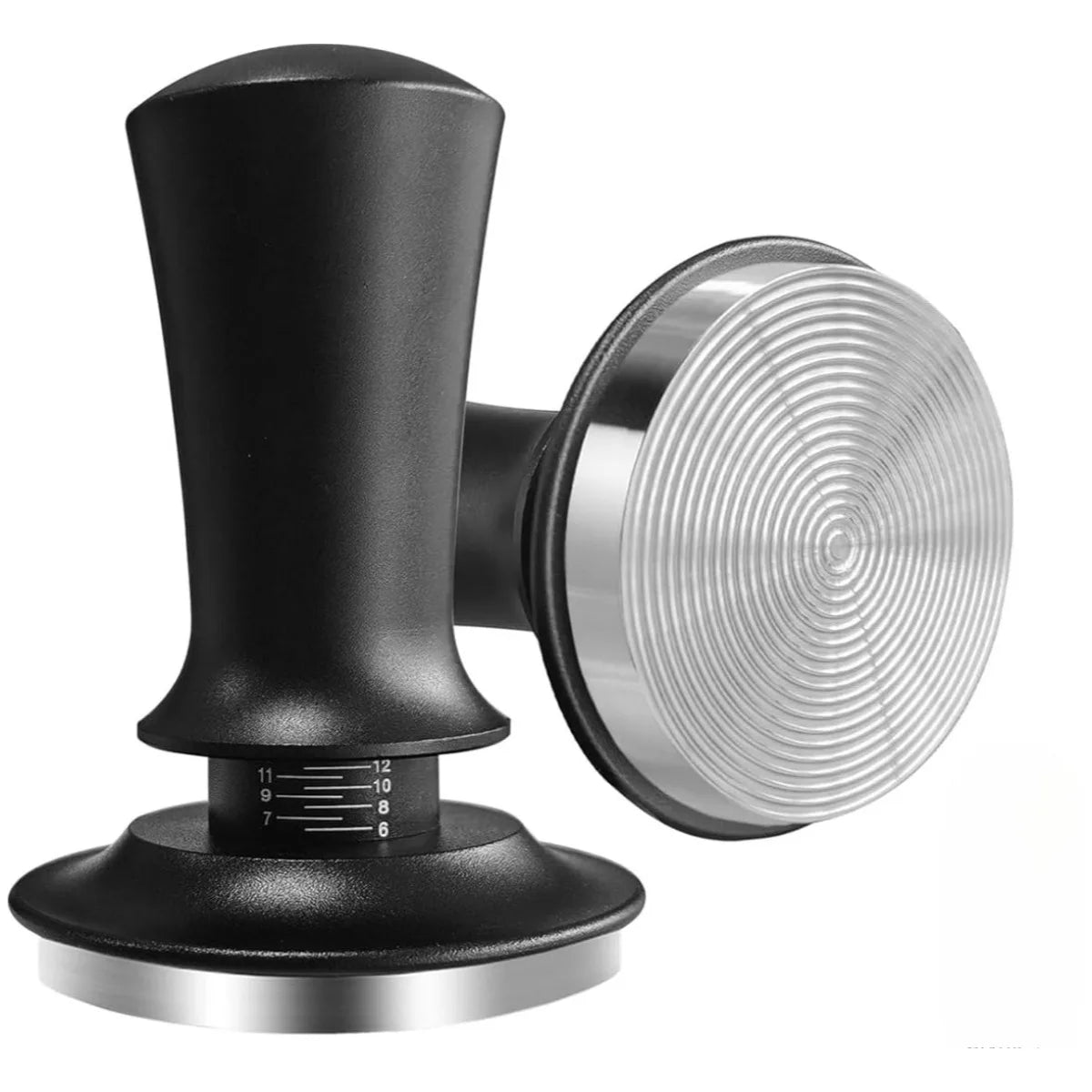 Spring-loaded Stainless Steel Espresso Tamper- 51mm, 53mm & 58mm