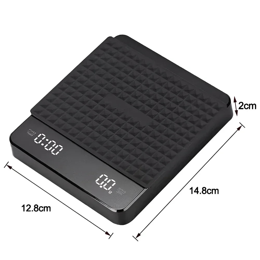 Barista Grade Digital Coffee Scale with Timer