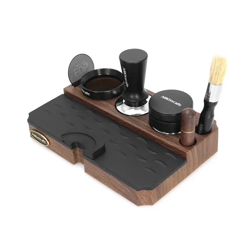 Barista Wood Effect Tamping Station