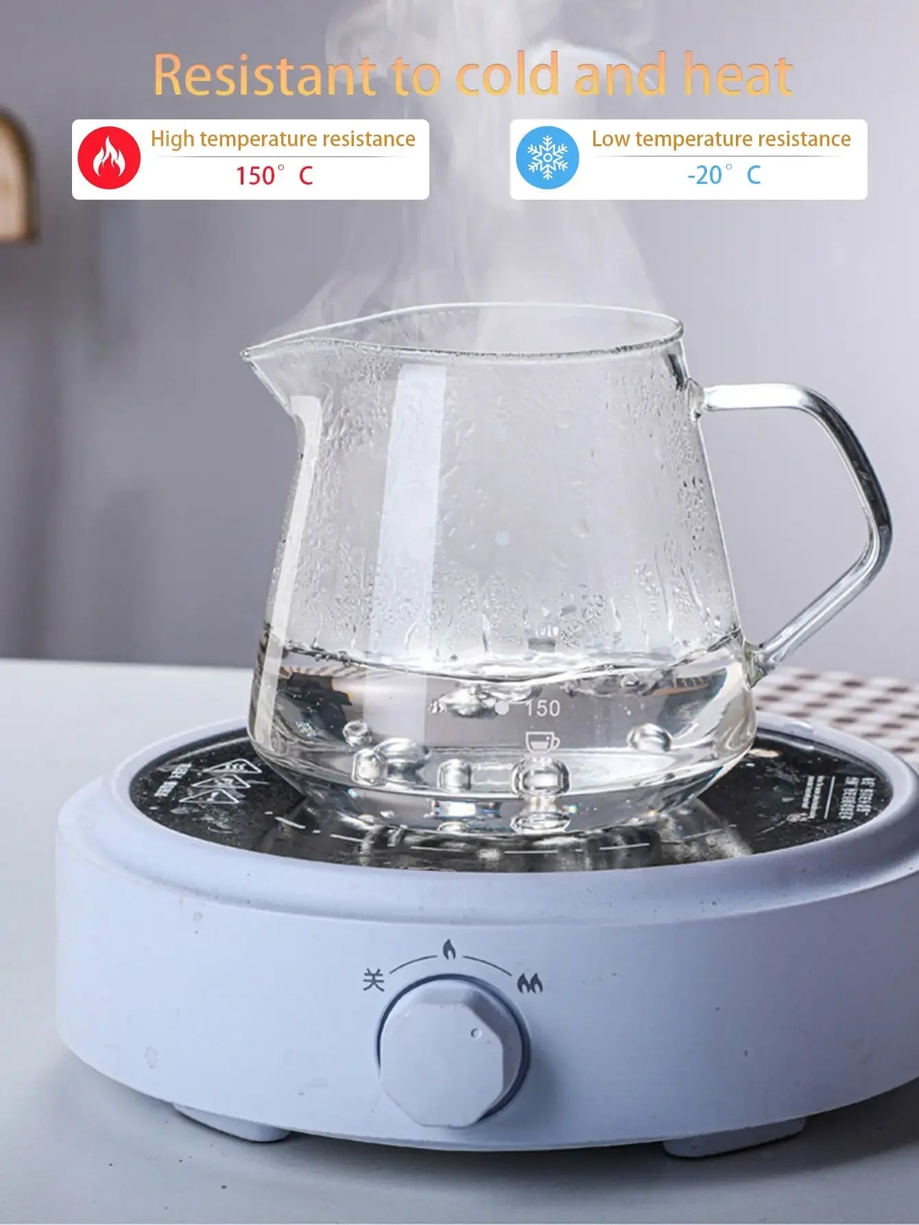 Glass Pour Over Coffee Maker Set 300ml & 600ml