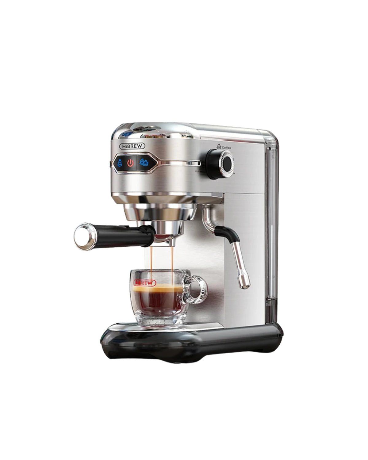 20-Bar Slim Stainless Steel Espresso Coffee Machine