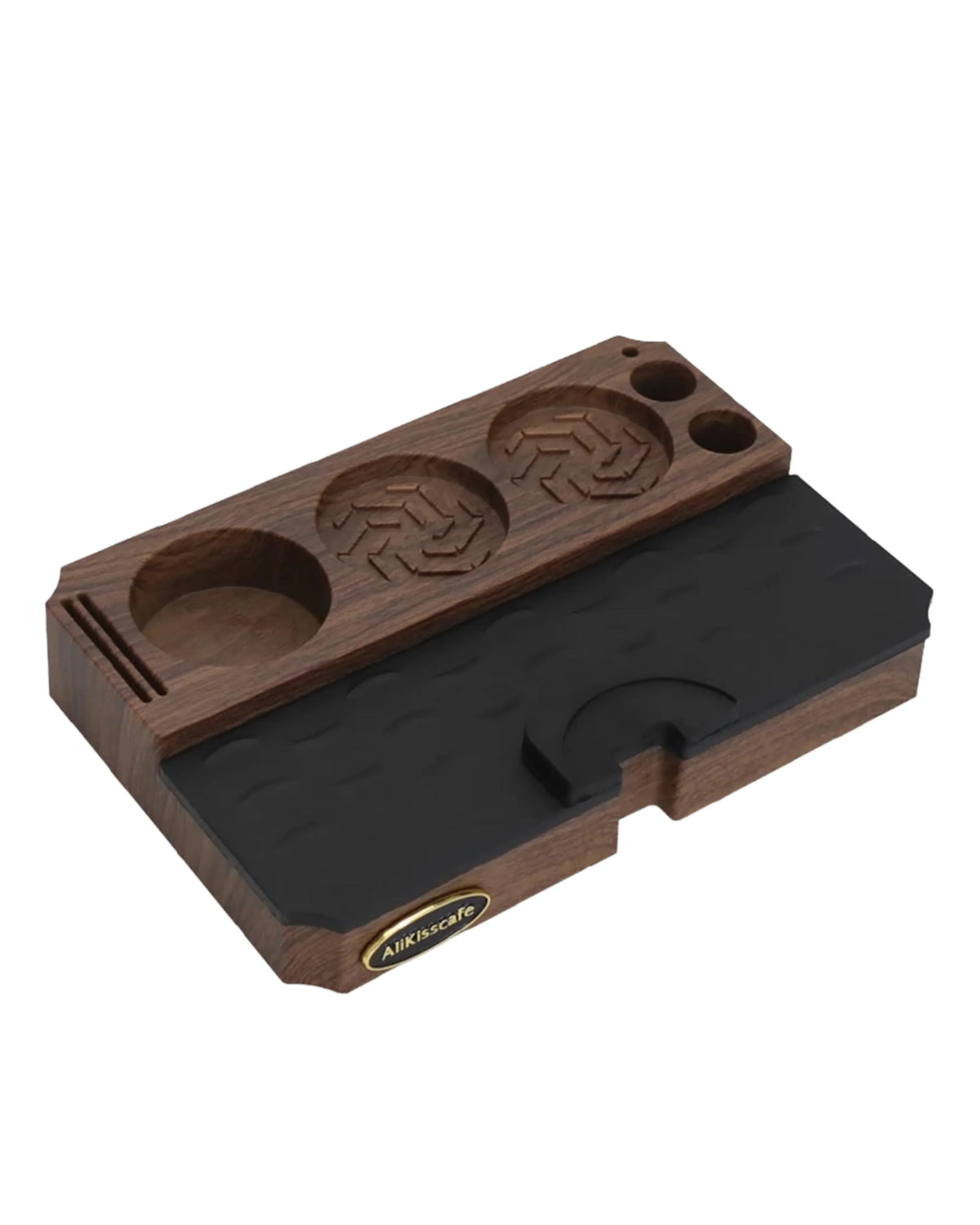 Barista Wood Effect Tamping Station