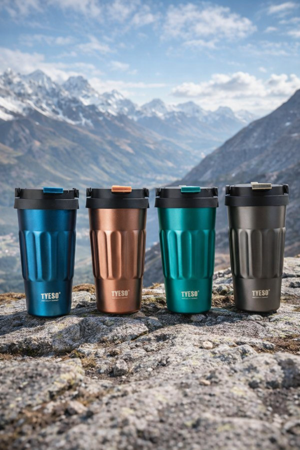 Double walled Insulated Stainless Steel Travel Cup