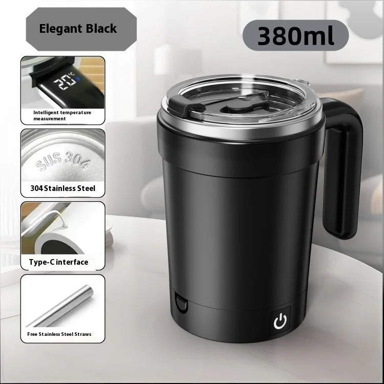 Smart Self-Stirring  Mug with Temperature Display