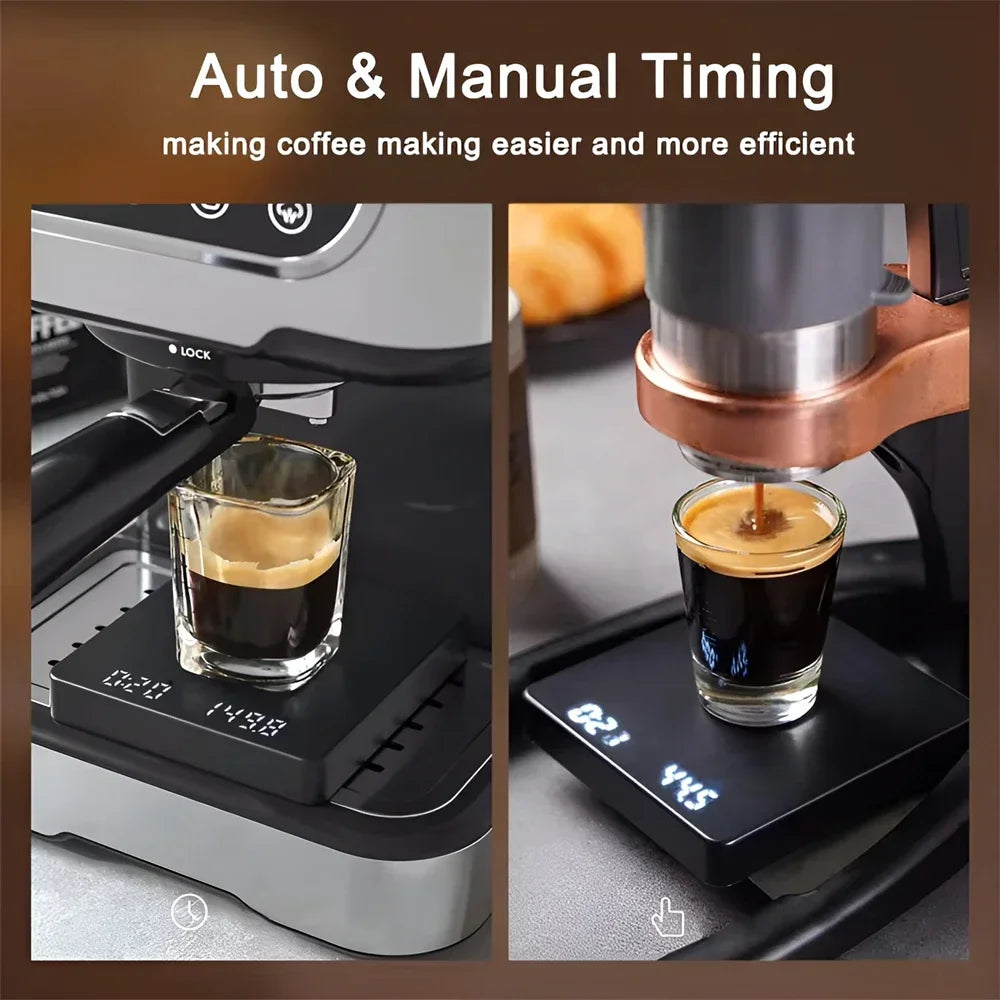 Barista Grade Digital Coffee Scale with Timer