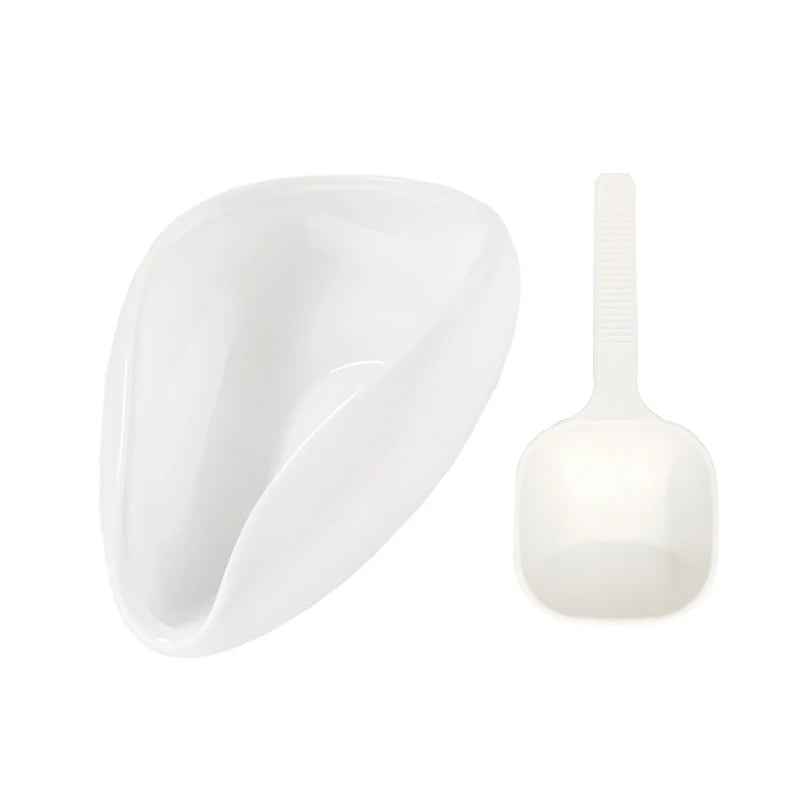 Barista Coffee Bean Dosing Set - Ceramic bowl, Spoon and Anti-static Spray