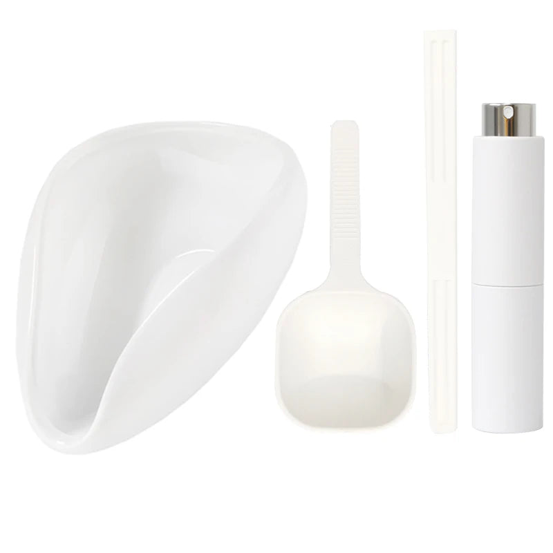 Barista Coffee Bean Dosing Set - Ceramic bowl, Spoon and Anti-static Spray