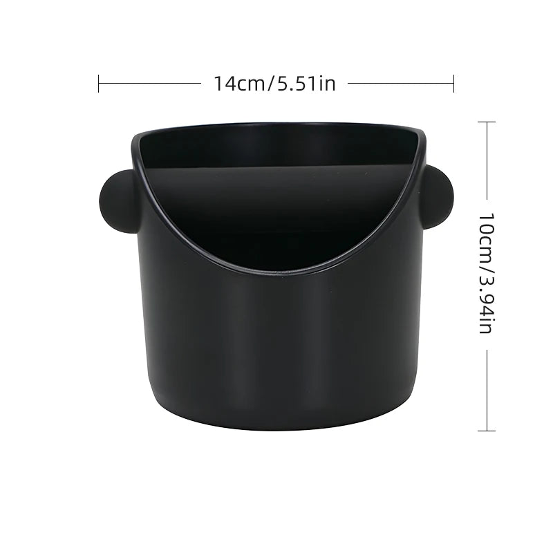 Coffee Knock Box- Non-slip Espresso Grounds Bin