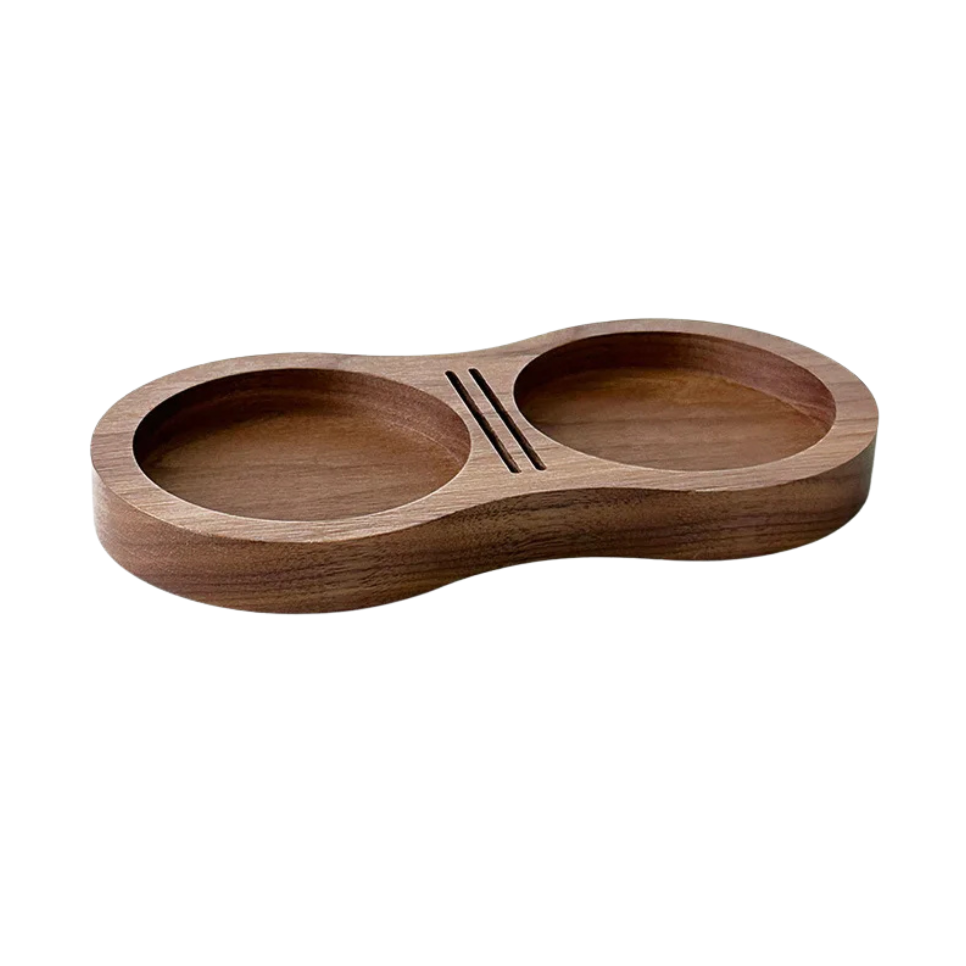 Premium Walnut Tamper Station.